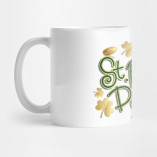 Awesome golden leaf st patricks day Mug